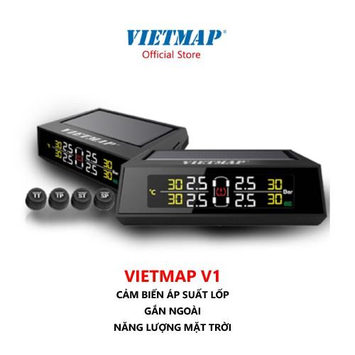 VIETMAP V1 - Bộ Thiết Bị Cảm Biến Áp Suất Lốp Dành Cho Ô tô - HÀNG CHÍNH HÃNG