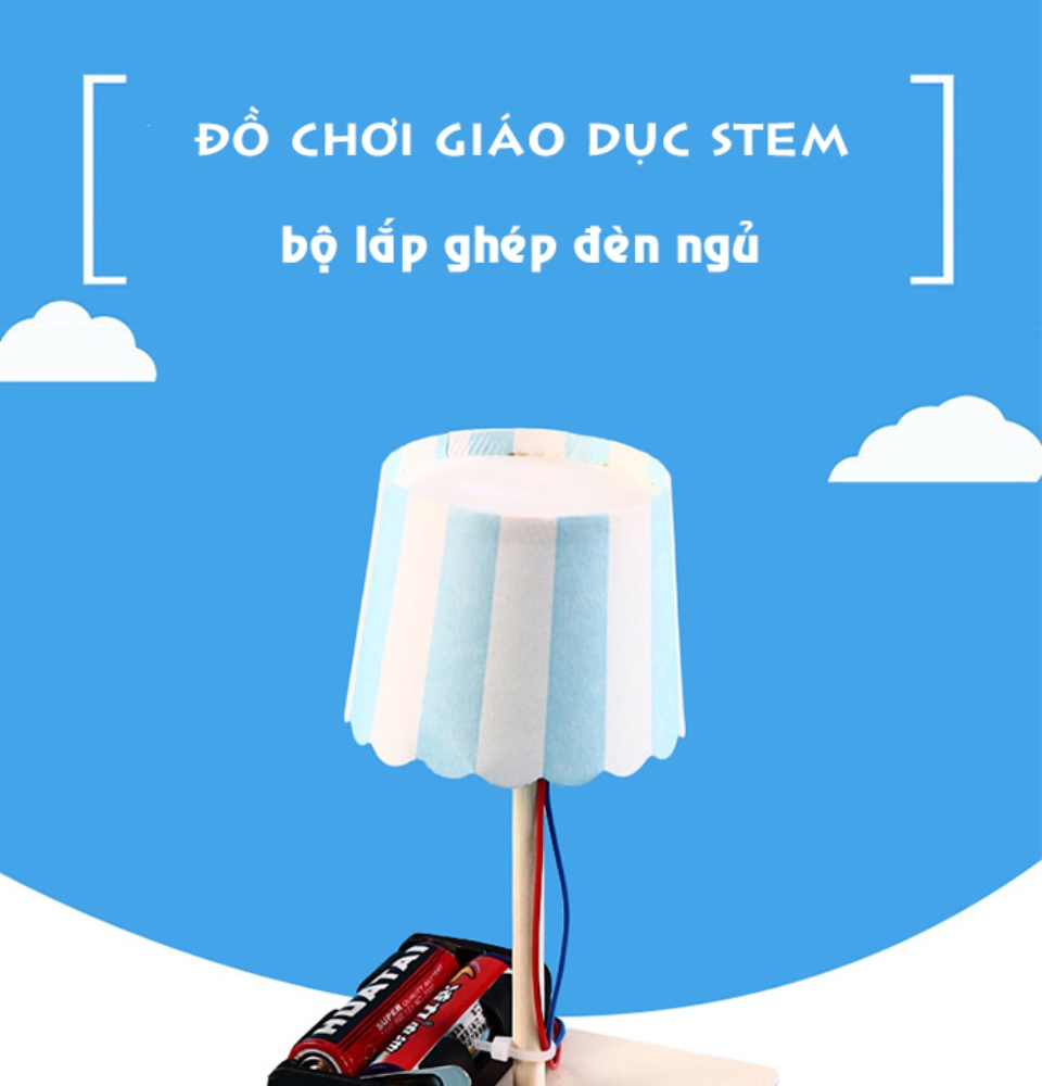 Bộ lắp ghép đèn ngủ theo phương pháp giáo dục Stem