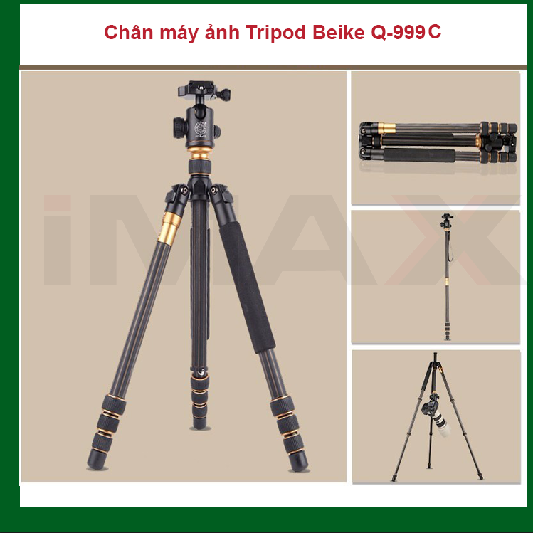 CHÂN MÁY ẢNH TRIPOD/ MONOPOD BEIKE Q-999C - HÀNG NHẬP KHẨU