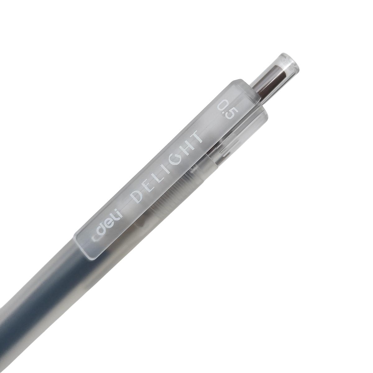 Bút Gel Delight 0.5 mm - Deli EG118-BR - Mực Nâu