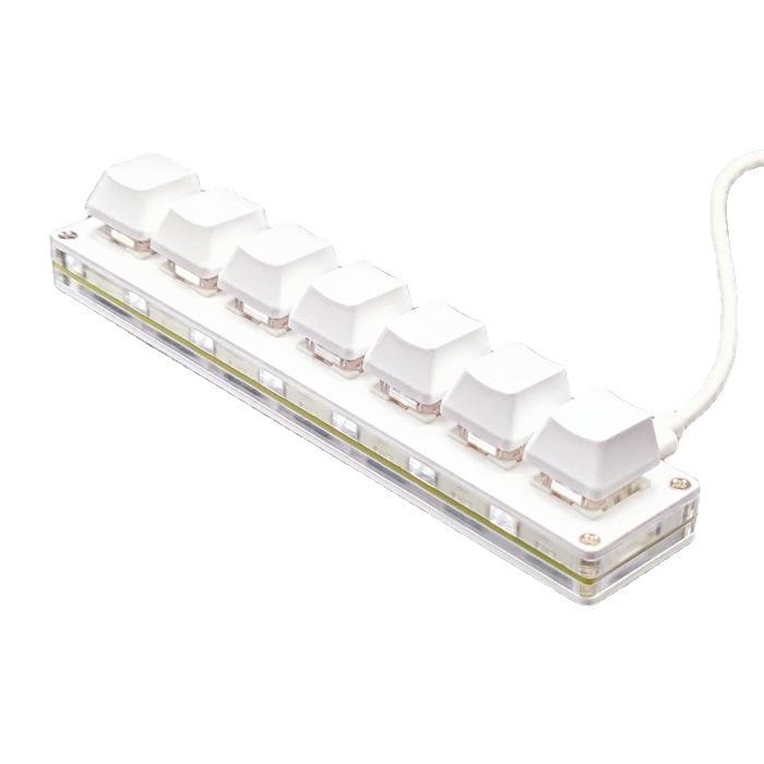 Bàn phím mini thuận lợi nhất Mật khẩu một phím 7 phím sao chép và dán phím tắt kết hợp tùy chỉnh trò chơi âm thanh osu đa phương tiện