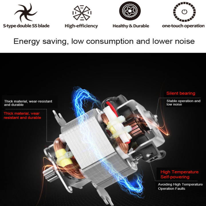 Máy xay thịt 2 lưỡi kép nhãn hiệu DSP KM4021 công suất 300W, dung tích chứa 2 lít - Hàng Nhập Khẩu