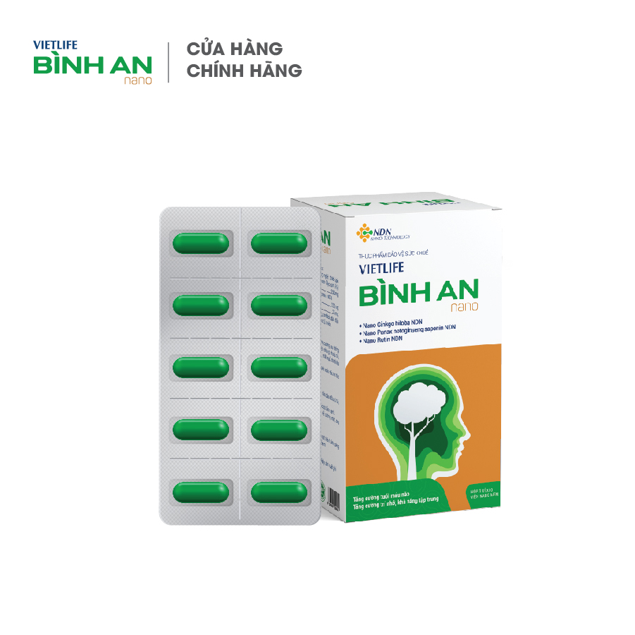 Vietlife Bình An 30 viên - An não, bình tâm