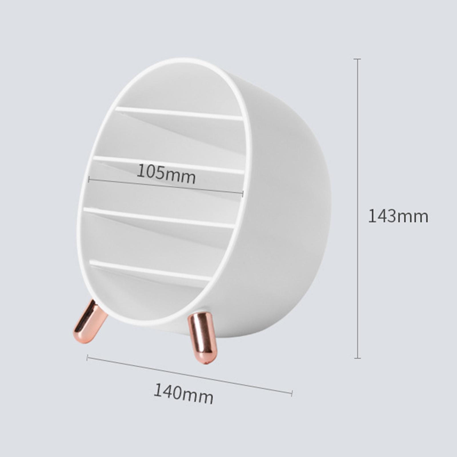 Cosmetic Makeup Accessories Organiser Makeup Jewelry Display Box White