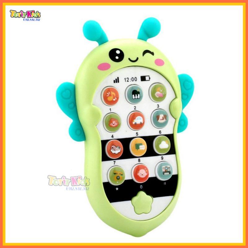 Điện thoại đồ chơi con ong cho bé, nhiều chức năng, âm thanh đa dạng