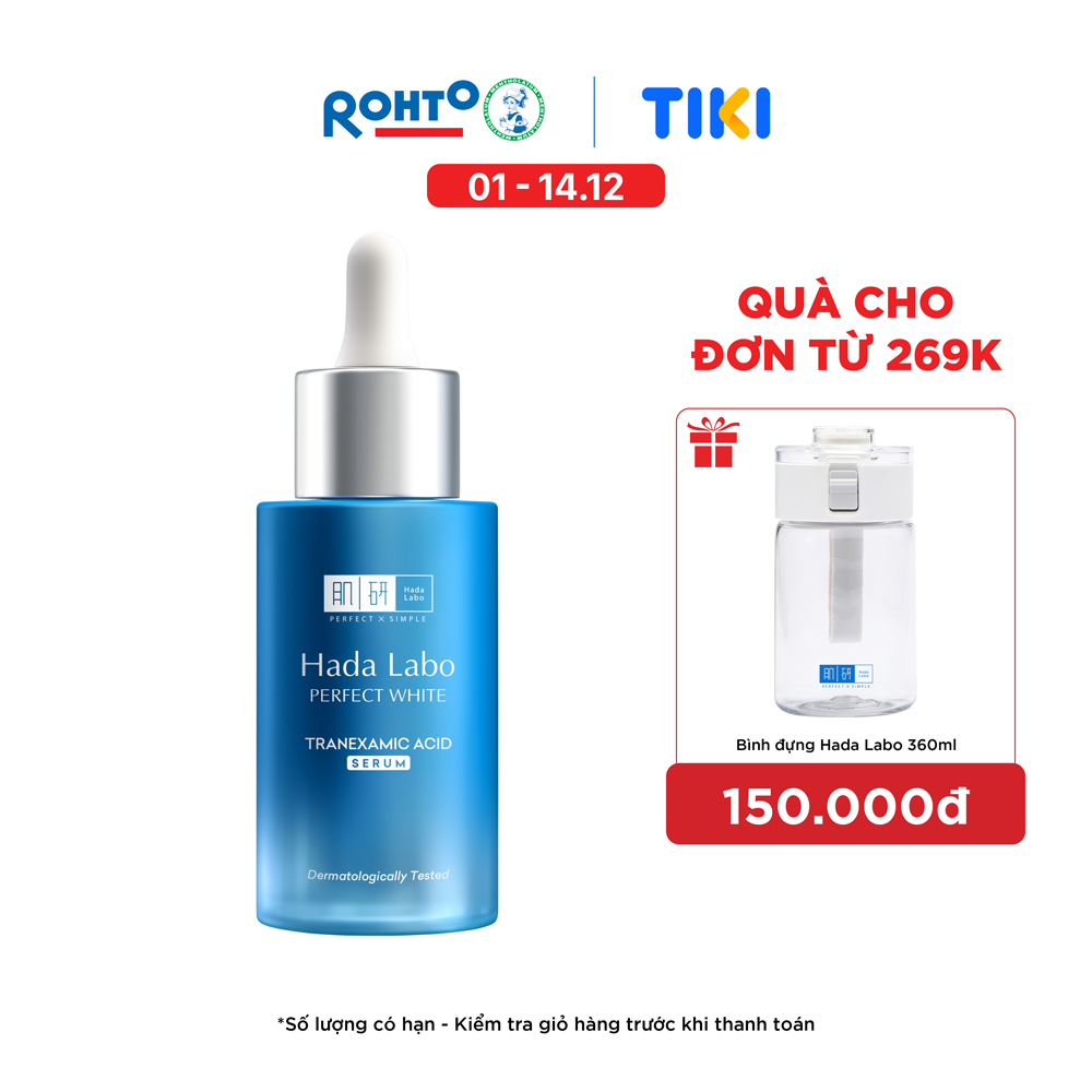 Serum Dưỡng Trắng Hada Labo Perfect White Tranexamic Acid 2 30Ml