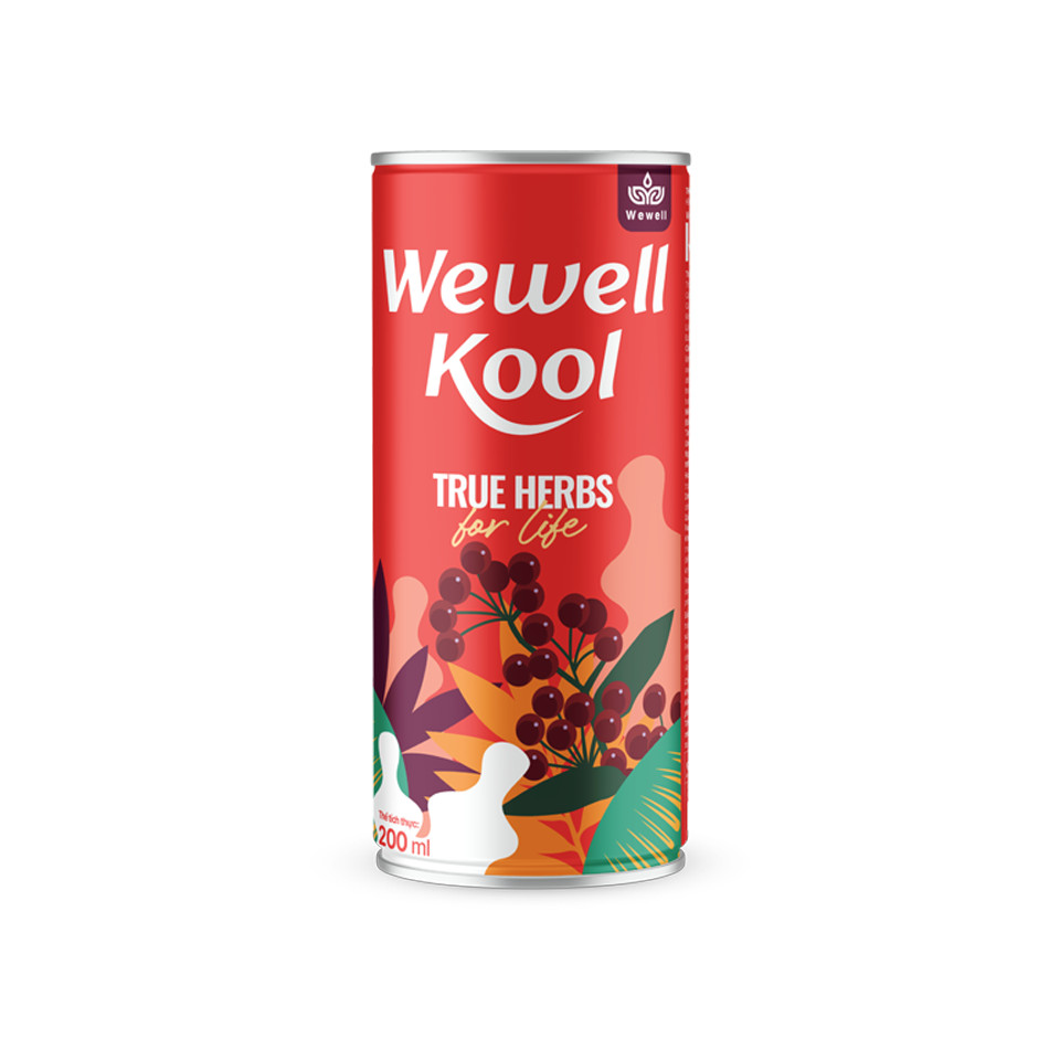 TPBVSK Nước uống thảo dược Wewell Kool (thùng 24 lon) 