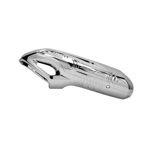 Ốp Che Pô SH 2020 Xi Mạ Inox MS2553 - Tặng Thêm 1 Móc Khóa Lò Xo Inox