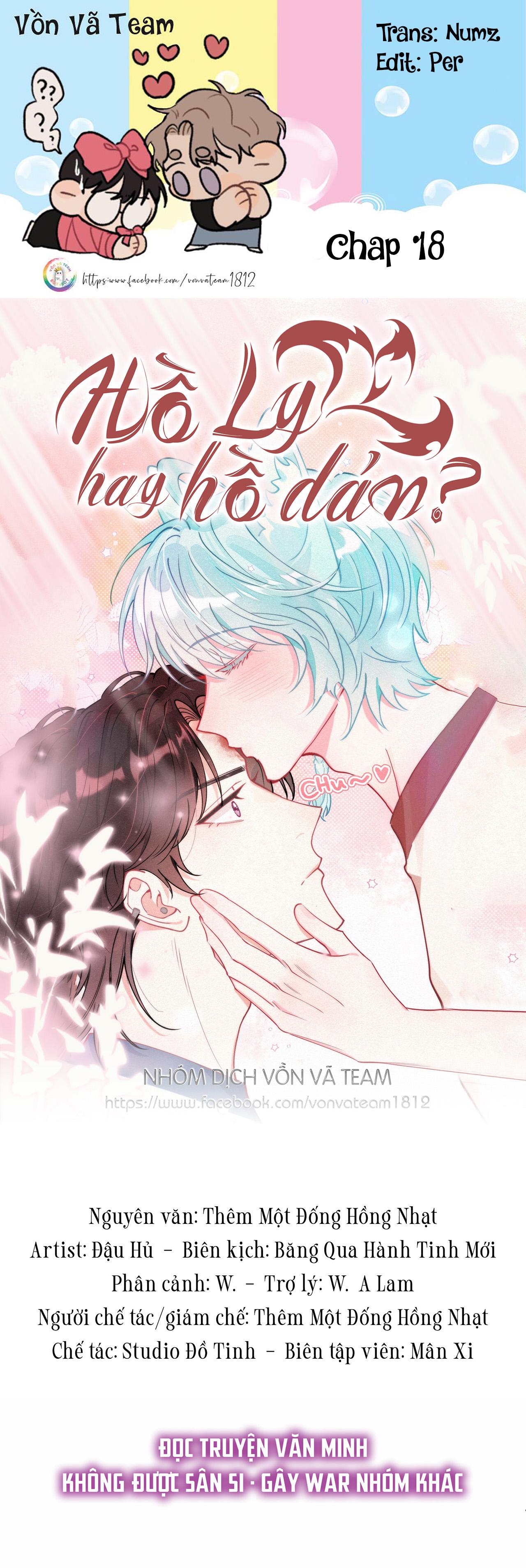 hồ ly hay là "hồ dán" vậy? chapter 18 1