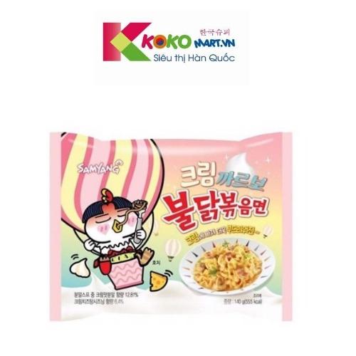 Mì khô gà cay Carbona vị kem 140g