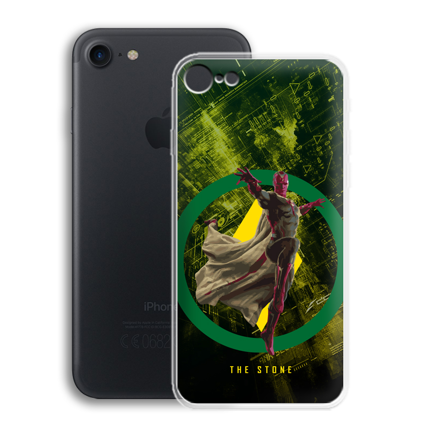 Ốp lưng Siêu Anh Hùng cho Apple Iphone 7/ Apple Iphone 8 - 01013 0517 STONE01 - Silicone dẻo - Hàng Chính Hãng