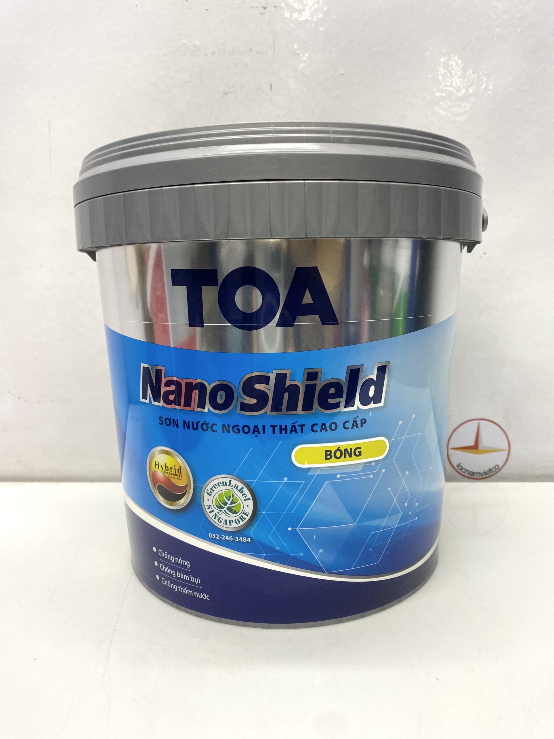 Sơn nước cao cấp Toa Nanoshield ngoại thất màu xanh 8274 _ 5L