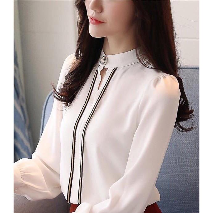 ÁO KIỂU PHỐI VIỀN FASHION