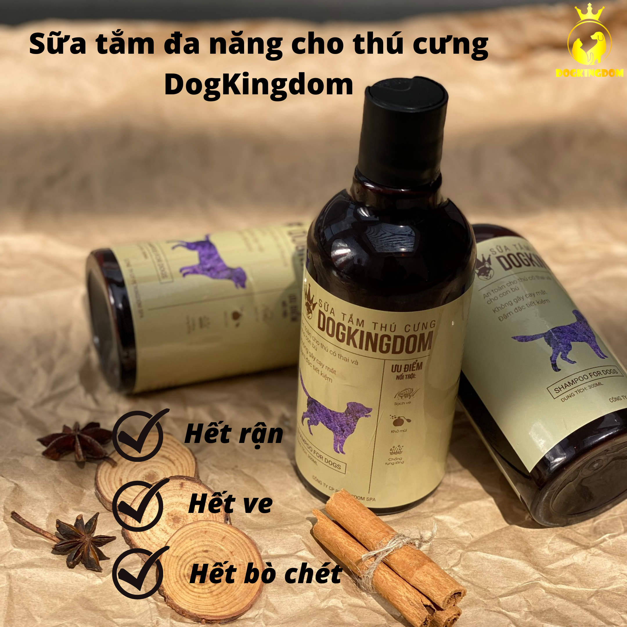 Sữa Tắm Đa Năng Cho Thú Cưng DOGKINGDOM