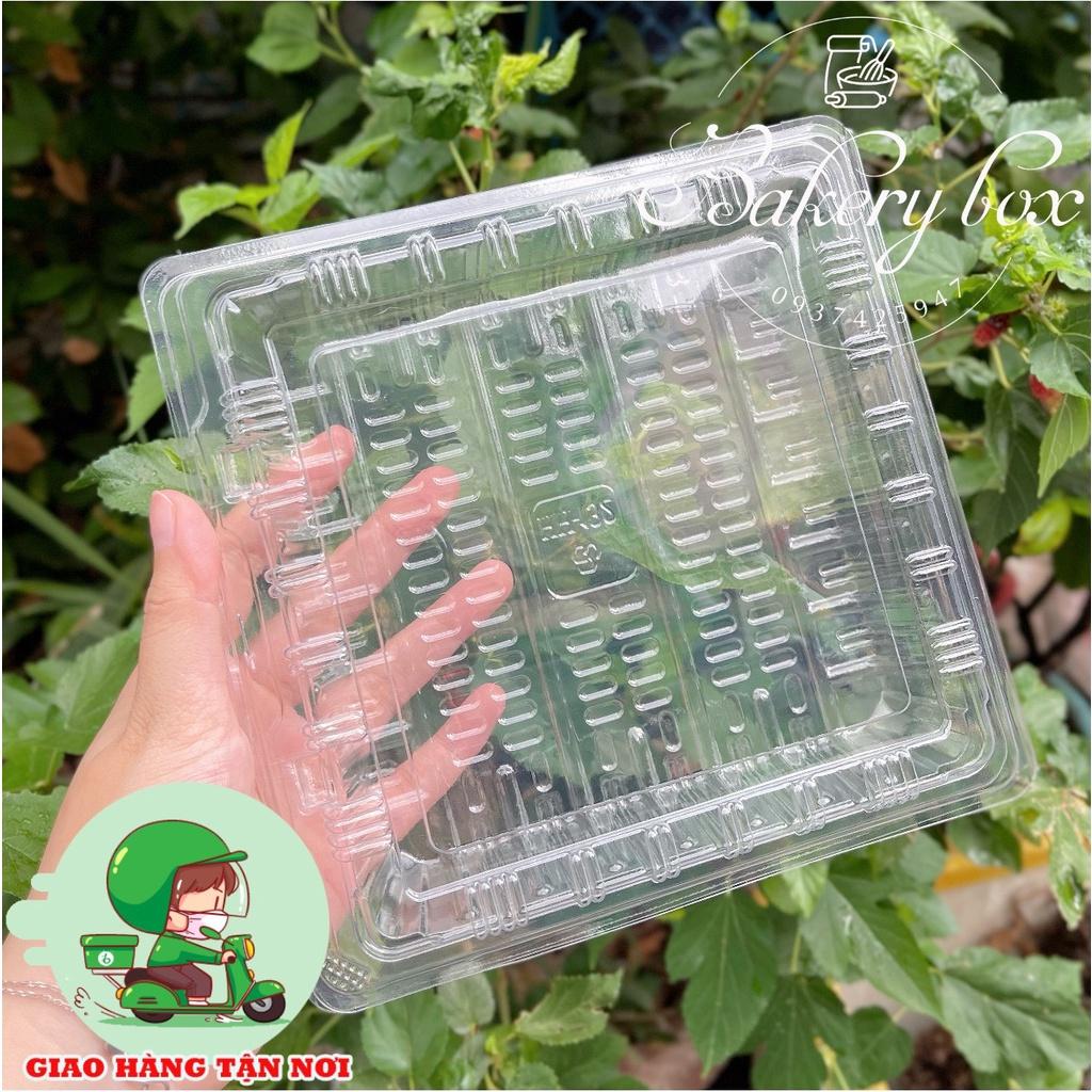 50 Hộp Nhựa H132 Đựng Bánh Su Dài - Da Lợn - Bánh Crepe - Trái Cây Gọt