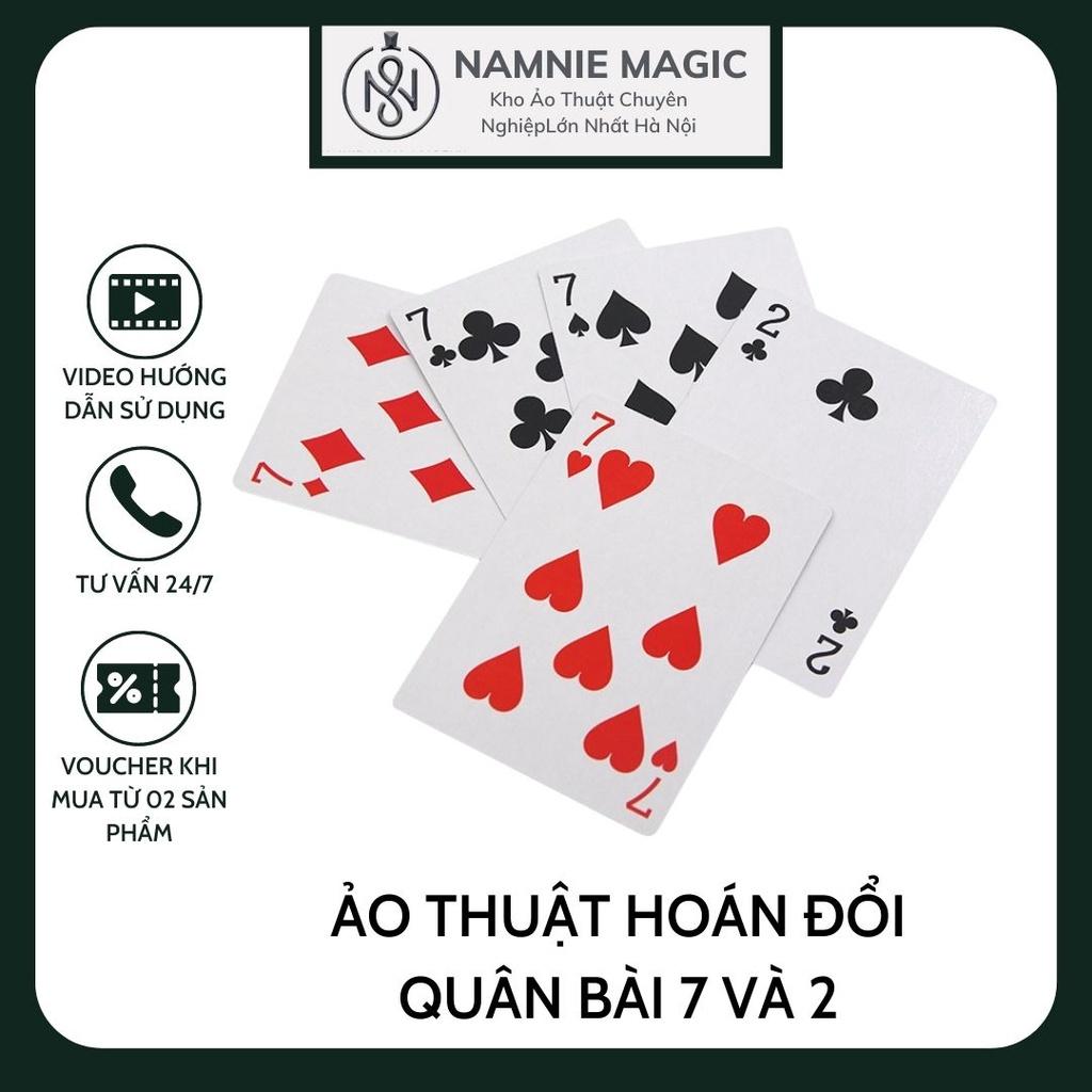 Ảo Thuật Hoán Đổi Lá Bài Hai Và Bảy Biểu Diễn Đường Phố Close-up Magic Trick Cực Thú Vị