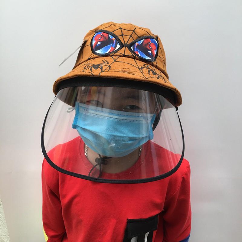 Mũ trẻ em ngăn giọt bắn phòng chống dịch bệnh chống khói bụi