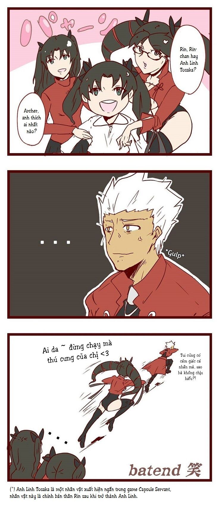 chén thánh: đêm định mệnh - doujinshi archer x rin chapter 10 4