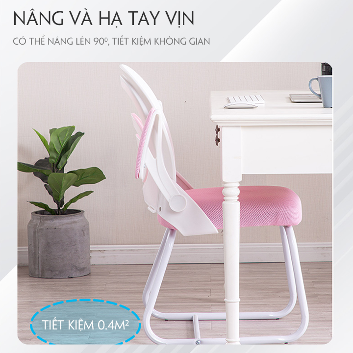 Ghế học sinh chống gù chống chống cận chân nylon xoay 360 độ - Điều chỉnh cao thấp cho phù hợp với trẻ em