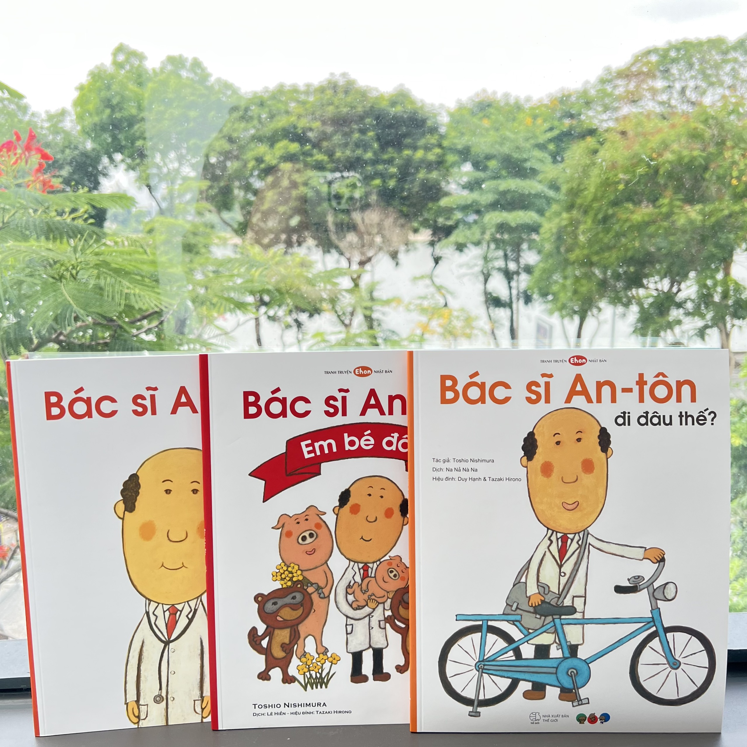 Truyện Ehon bé 3-4-5 tuổi - Bộ 4 cuốn Bác sĩ Anton