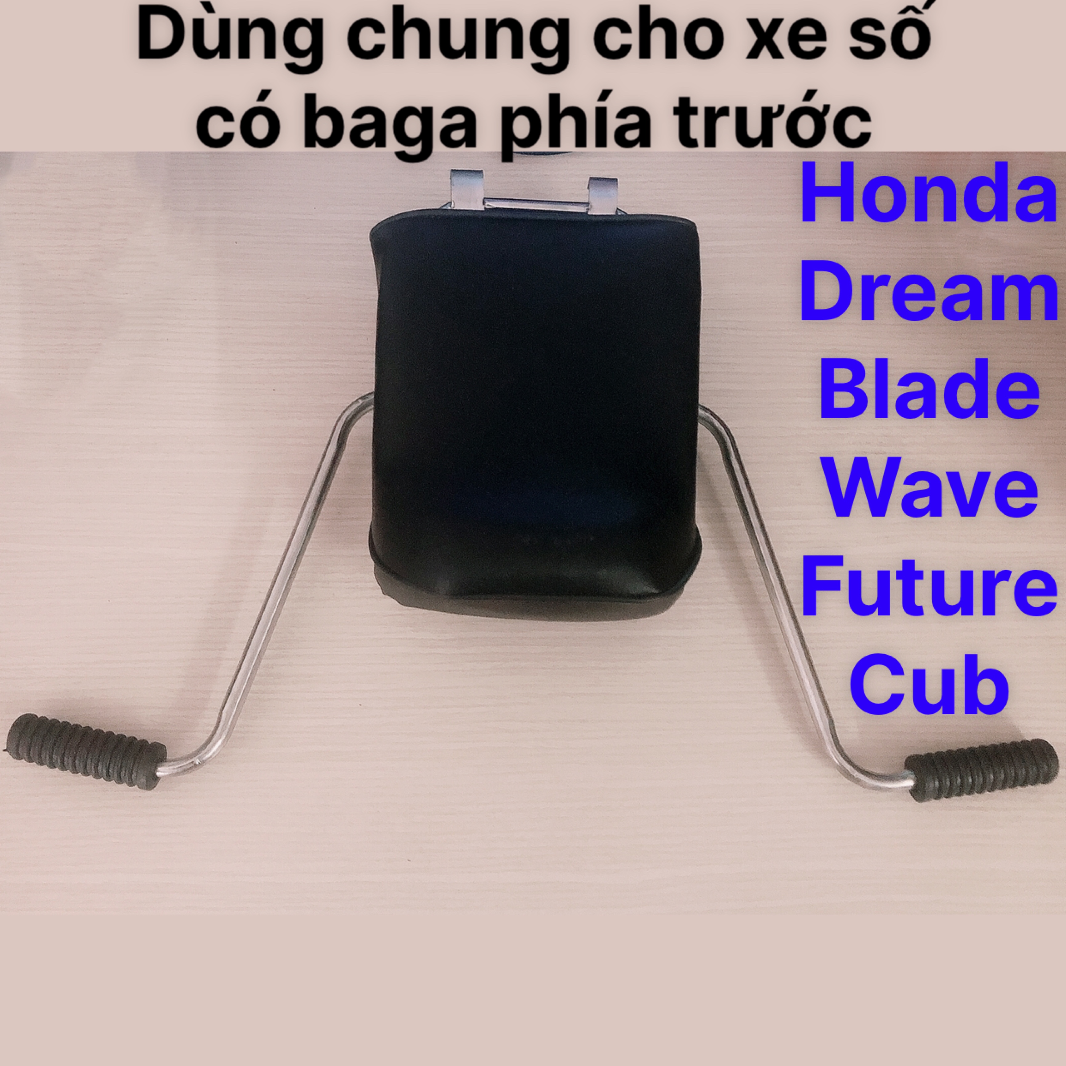 GHẾ INOX ĐI XE MÁY DÀNH CHO XE SỐ / XE Dream - Wave- Cub- Future - Blade , GHẾ ĐÔN SỐ INOX