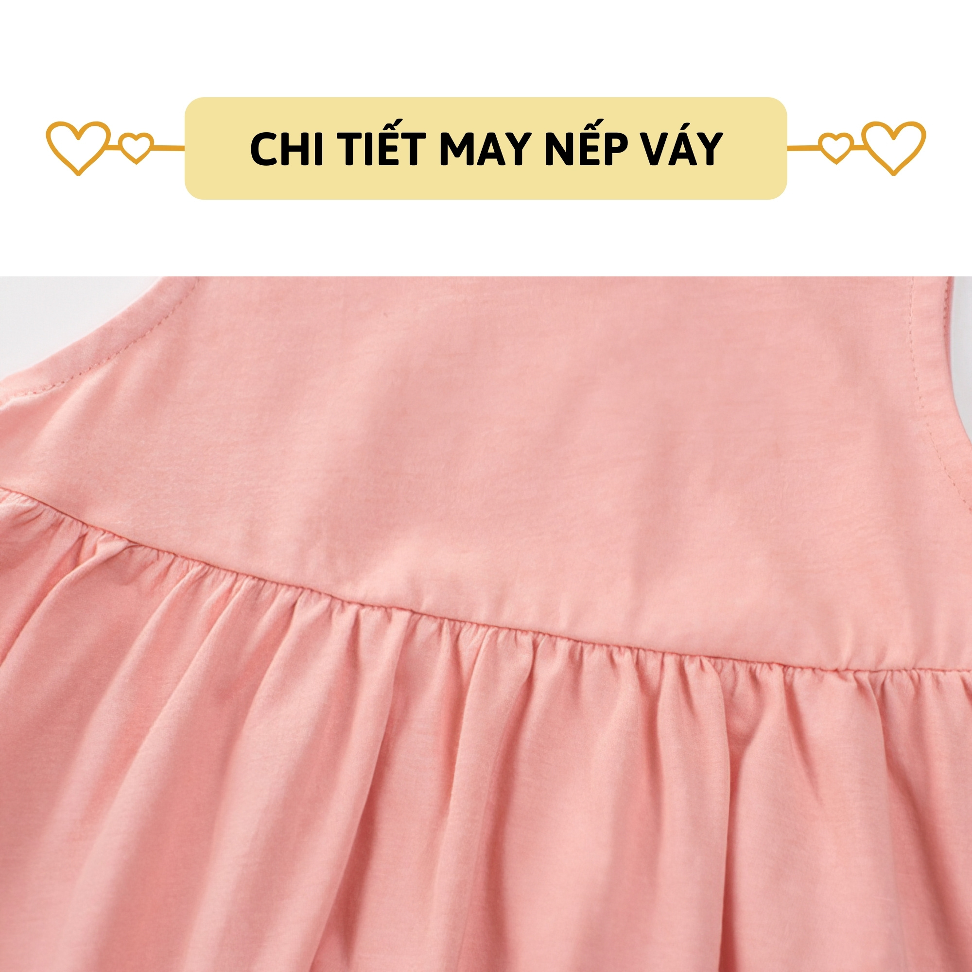 Váy sát nách bé gái 27Kids– đầm nữ mùa hè chất cotton thoáng mát cho trẻ 2-10 Tuổi GSDR2