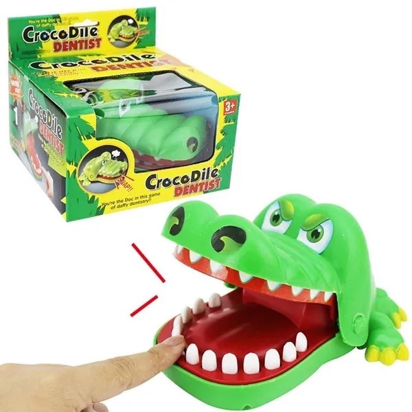 Đồ chơi Cá sấu cắn tay có 3 loại to nhỏ cho bé - đồ chơi giải trí vui nhộn