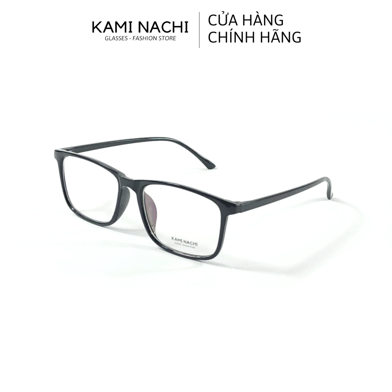 Gọng kính nhựa dáng vuông KAMI NACHI phong cách tự do LD2412