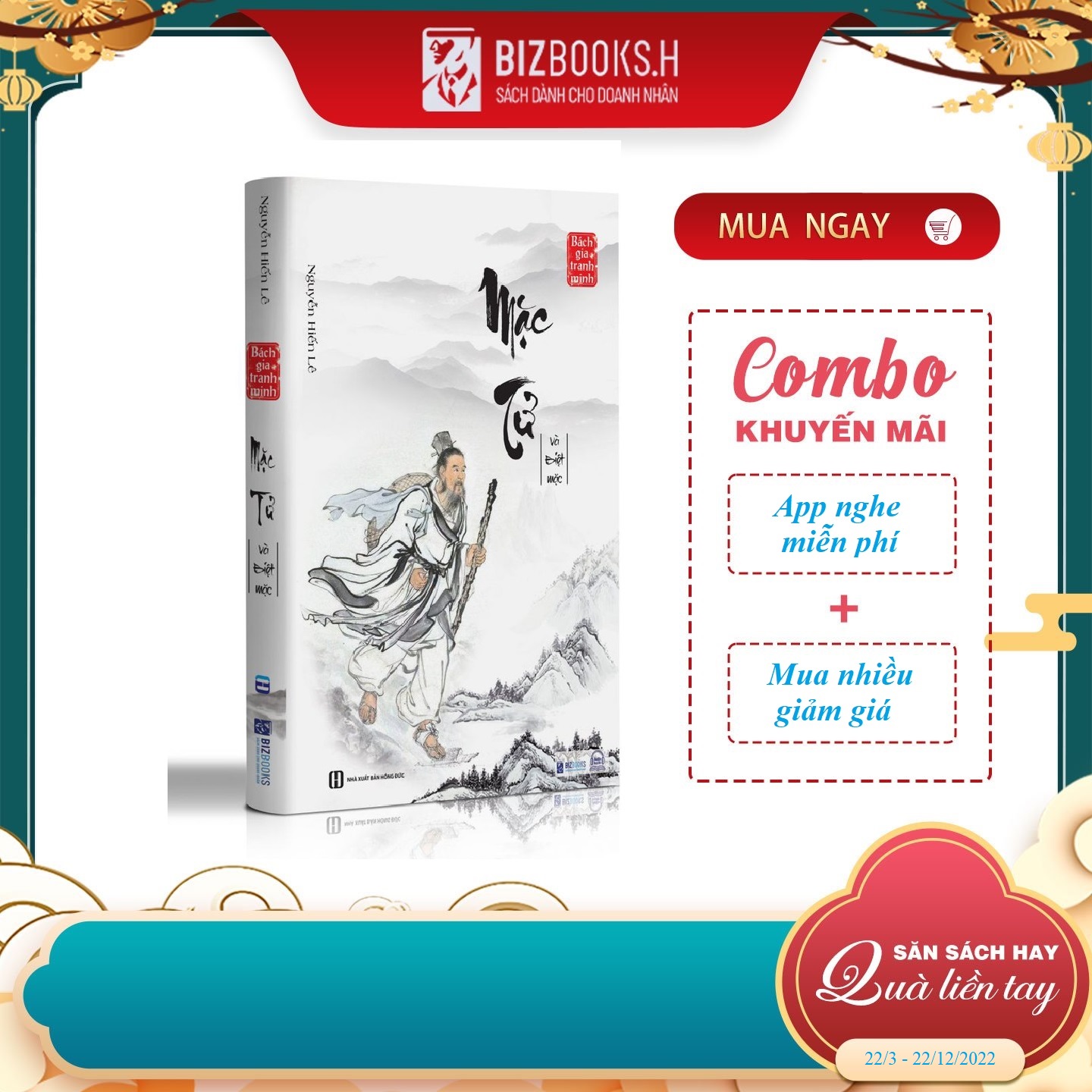 Mặc Tử và Biệt Mặc - Nguyễn Hiến Lê _ Sách_ Bizbooks_ Sách hay mỗi ngày