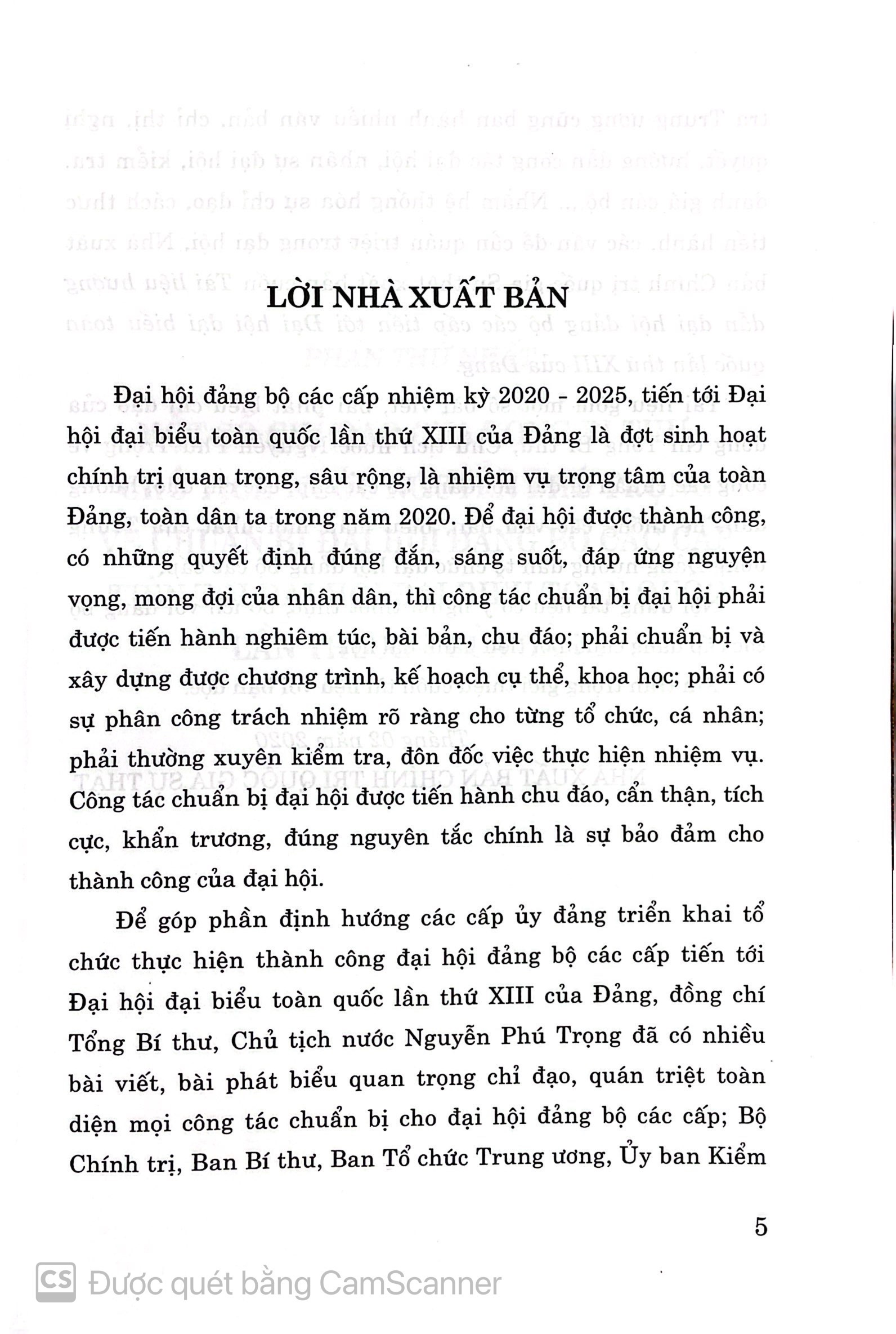 Tài liệu hướng dẫn Đại hội Đảng bộ các cấp tiến tới Đại hội đại biểu toàn quốc lần thứ XIII của Đảng