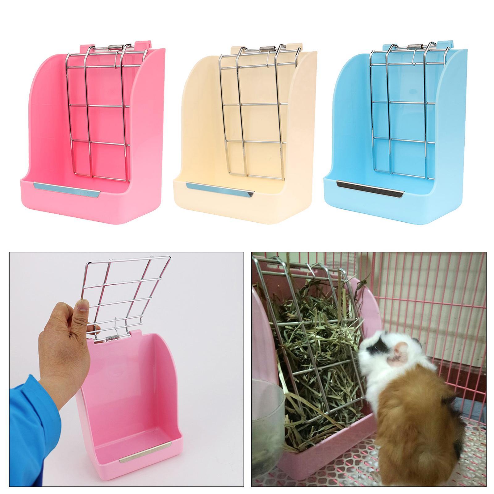 Hanging Rabbits Feeding Feeder Herbivore Guinea Hamsters White