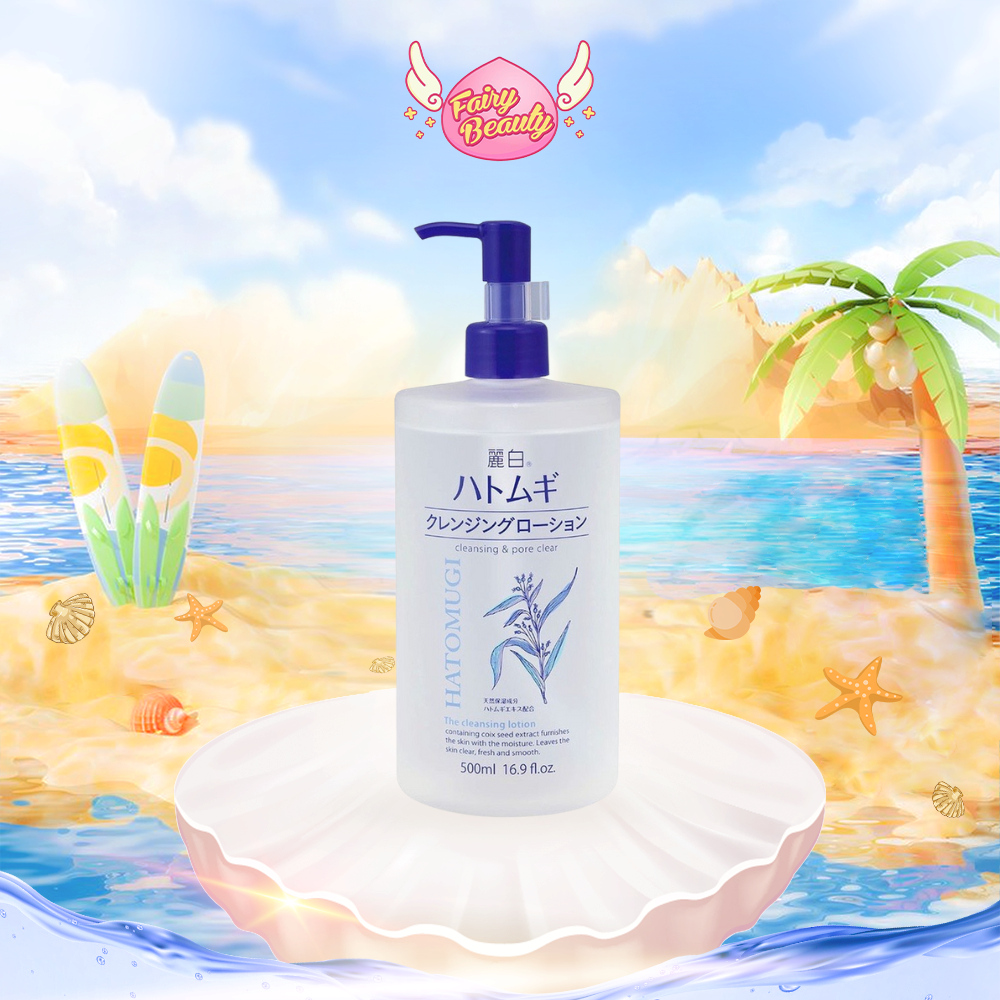 [REIHAKU HATOMUGI] Nước Tẩy Trang Làm Sạch Sâu Và Cấp Ẩm Cho Da Cleansing Lotion (500ml)