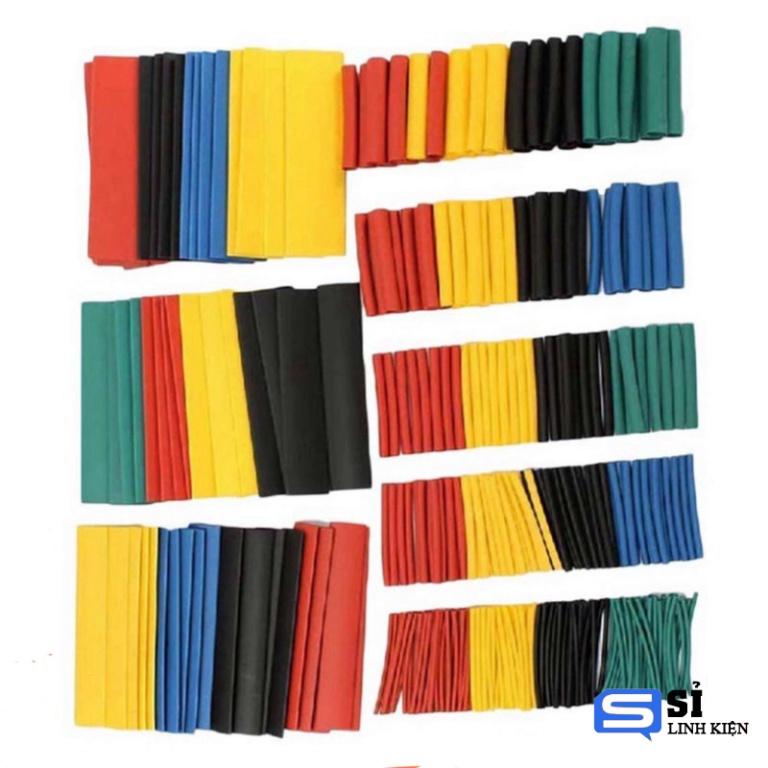 Bộ 328 Ống Co Nhiệt Polyolefin Cách Điện Bọc dây Nhiều kích thước Đa Dạng