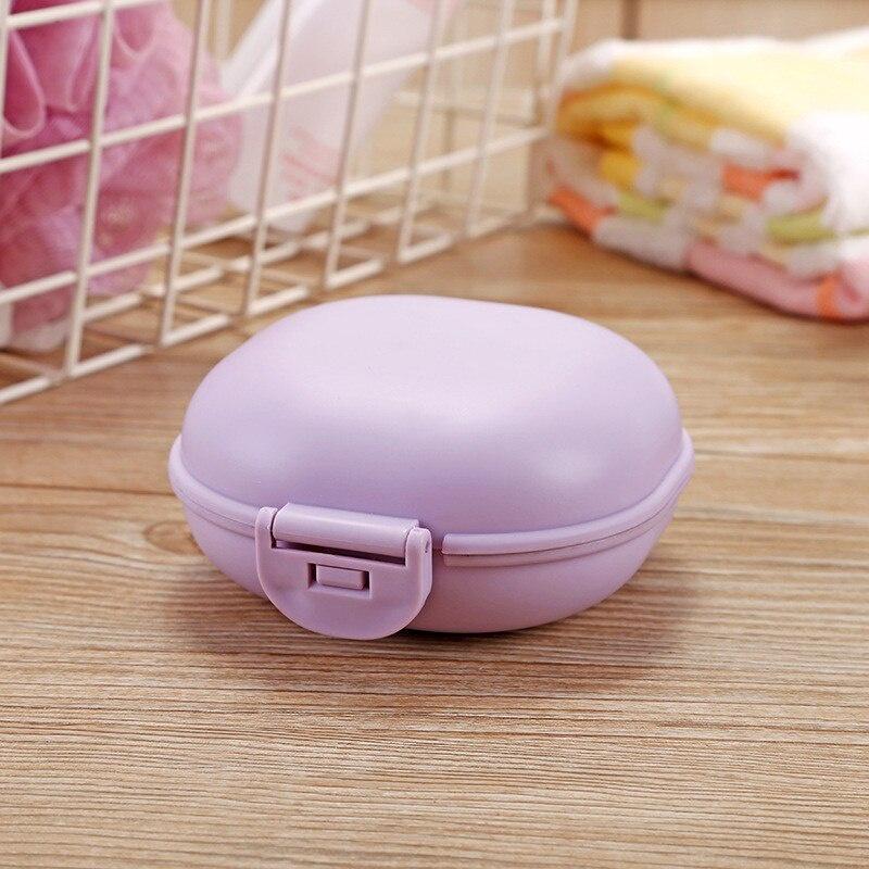 1PC Bathroom Soap Case Dish Plate Case Home Shower Travel Hiking Holder Container Portable Soap Box Dispenser Soap Rack With Lid