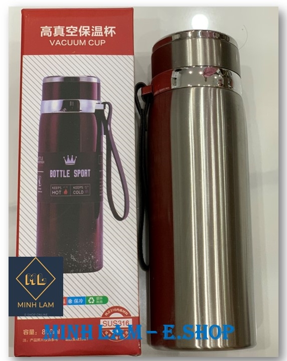 Bình giữ nhiệt 800ML Inox SUS316 VACUUM CUP