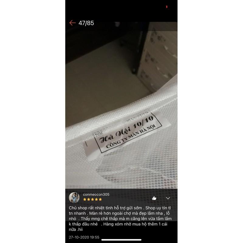 Mùng tuyn thủ đô-20/10 ️FreeShip️ chống muỗi chân cao 2M | Hàng không cửa