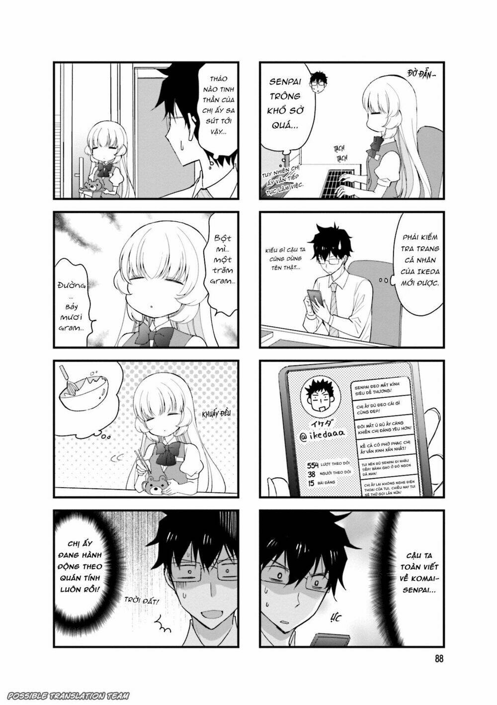 senpai nhỏ nhắn của tôi rất dễ thương chapter 27 4