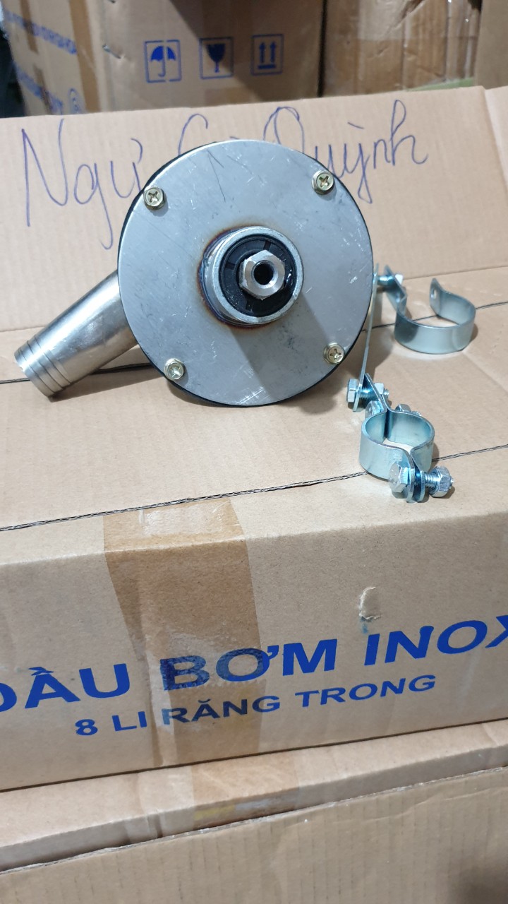 Đầu bơm nước INOX gắn máy cắt cỏ