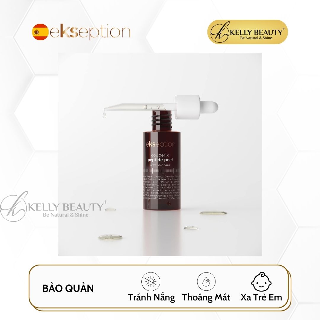 ekseption Couperix Peptide Peel - Phục Hồi Da Mỏng Yếu, Giãn Mao Mạch - Kelly Beauty