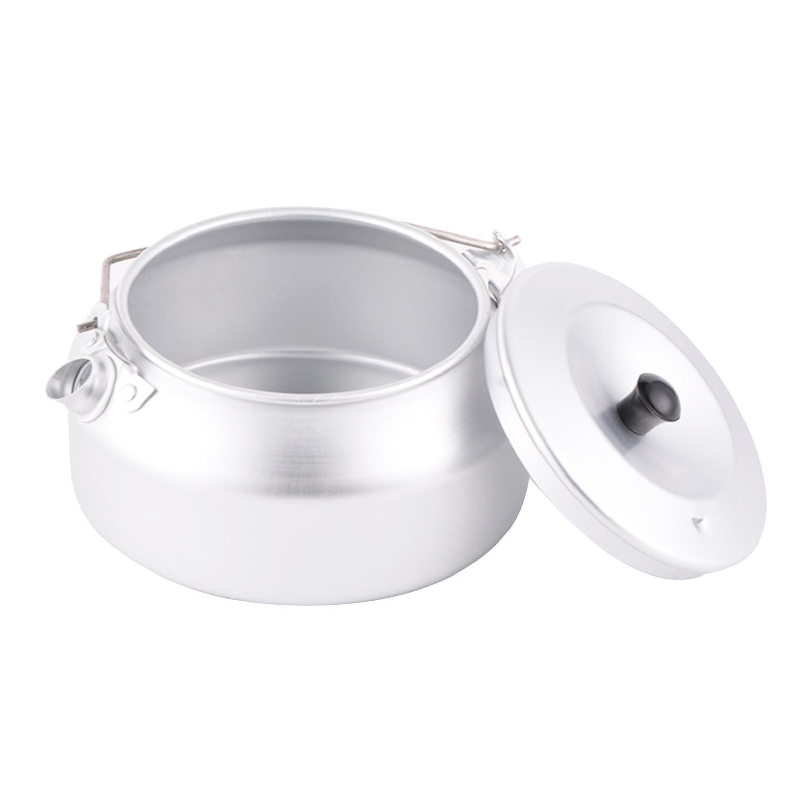 0.8L Portable Kettle Water Pot Teapot Coffee /Handle Camping Hiking