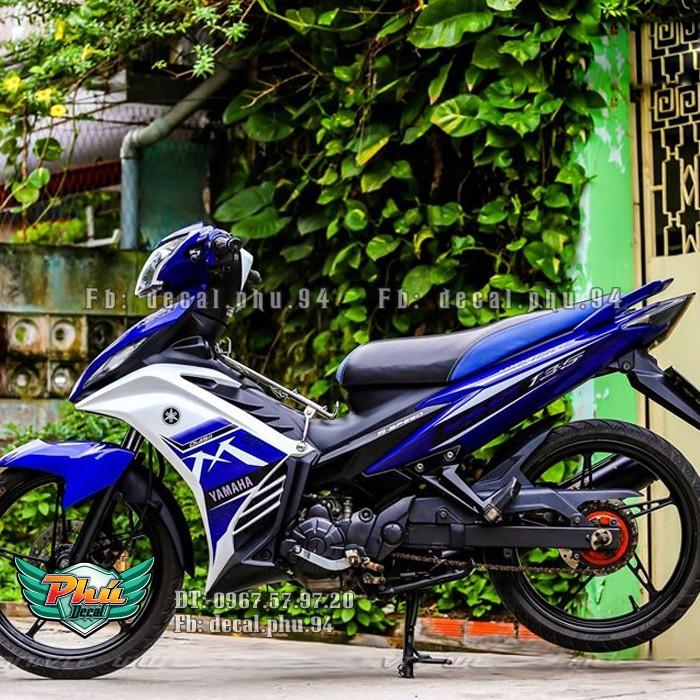 Tem rời Exciter 2011-2014 MX xanh trắng