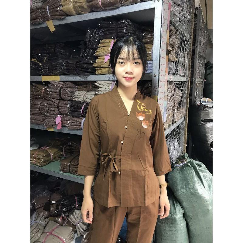 Đồ lam Đi chùa. đồ bộ.. nhật vẽ