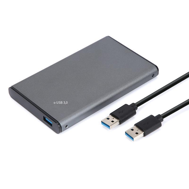 Hộp đĩa cứng kim loại kiểu dáng mới nhất phù hợp với ổ cứng cơ thể rắn SSD Hộp đĩa cứng di động gắn ngoài tốc độ cao 2,5 inch USB3.0