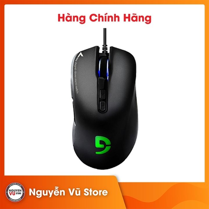 Chuột gaming chơi game có dây Fuhlen G90 nút bấm bất tử led RGB tem Ninza - Hàng chính hãng