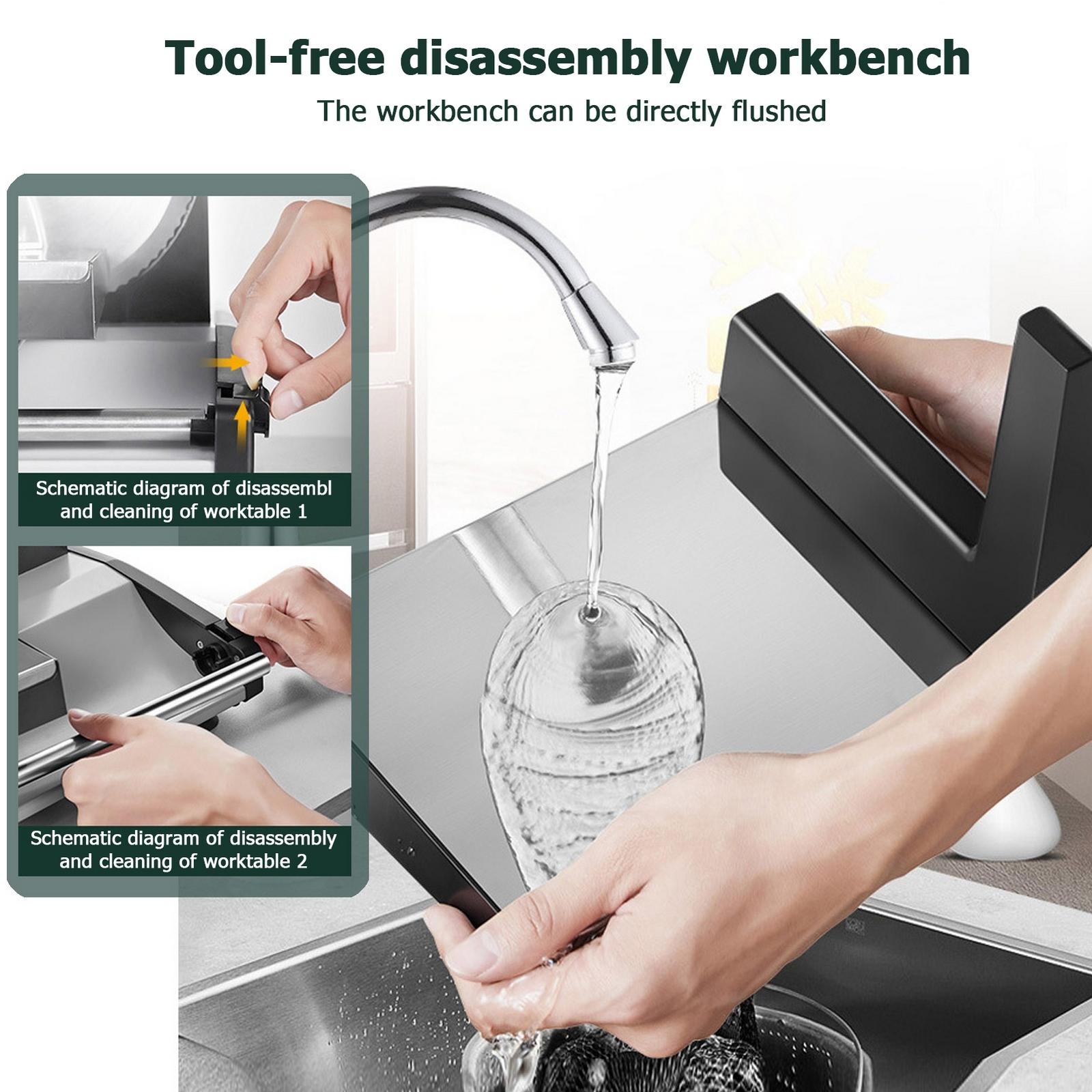 Đồng Hồ Nam Dây Thép Không Gỉ Điện Cắt Lưỡi Dao Răng Cưa Bán Tự Động Thịt Cừu Cuộn Thịt Phụ Kiện Nhà Bếp