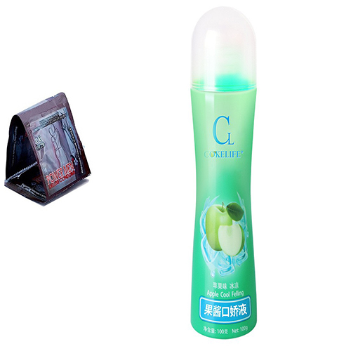 Gel bôi trơn trái cây + bao cao su power men