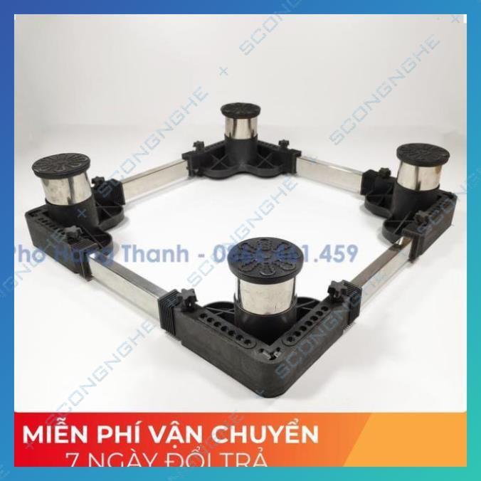 Chân đế máy giặt tủ lạnh cao cấp trụ Inox