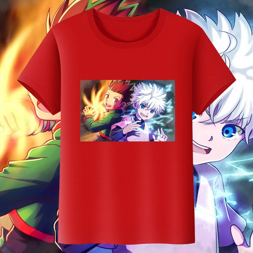 Áo Thun Tay Ngắn In Hình Hunter X Hunter Killua Zoldyck GON Hisoka unisex nam nữ độc đẹp giá rẻ cực HOT