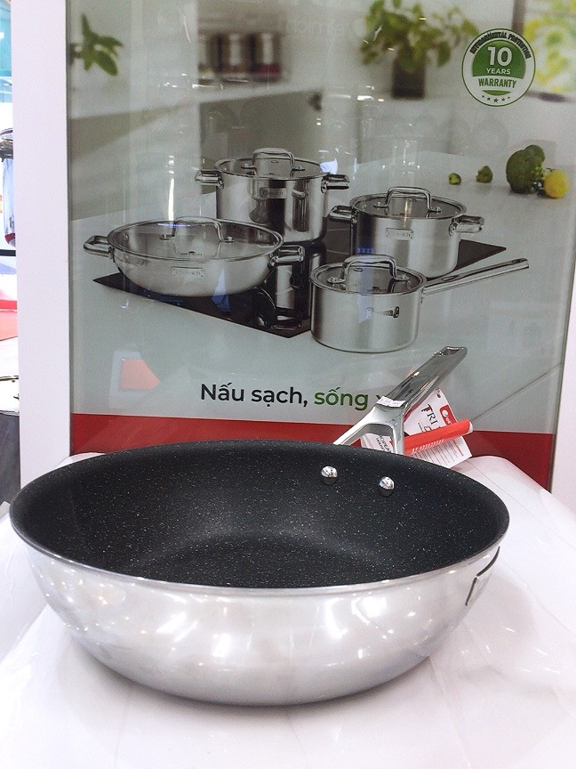 Chảo chống dính inox liền khối Elmich Trimax CZ EL-3837 size 26cm