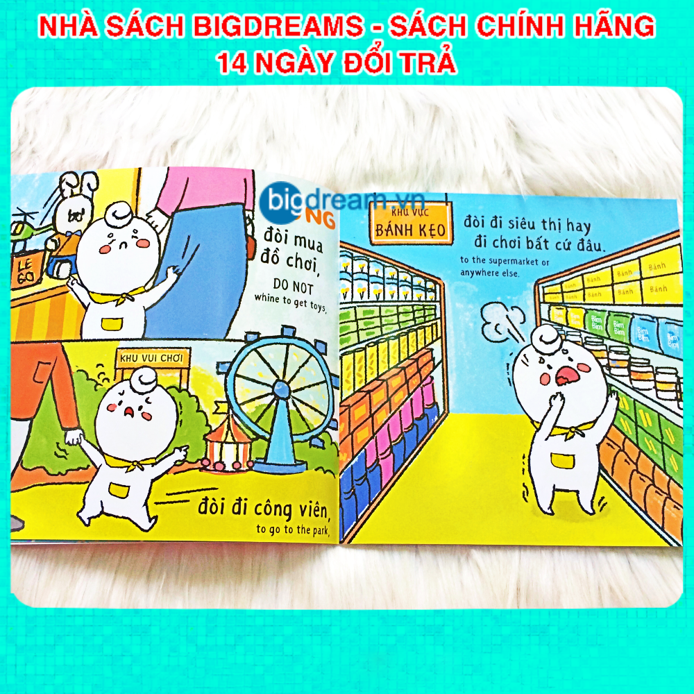 BẢN MỚI SONG NGỮ Miu Bé Nhỏ Đừng Mè Nheo Khi Nhà Có Khách Nhé P2 Ehon Kĩ Năng Sống Cho Bé 1-6 Tuổi Miu miu tự lập hiểu chuyện